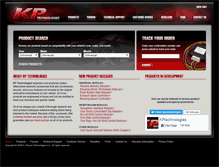 Tablet Screenshot of kptechnologies.com